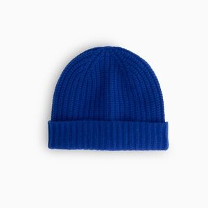 Alex Mill Cashmere Beanie in Cobalt